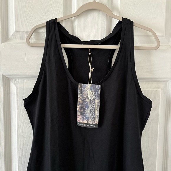 GaryGraham422 Women's Jersey Tank Dress Black - Large - Picture 3 of 5